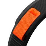 Universal Garmin 22mm QuickFit Tech-Protect Nylon Pro Strap - Svart / Oransje
