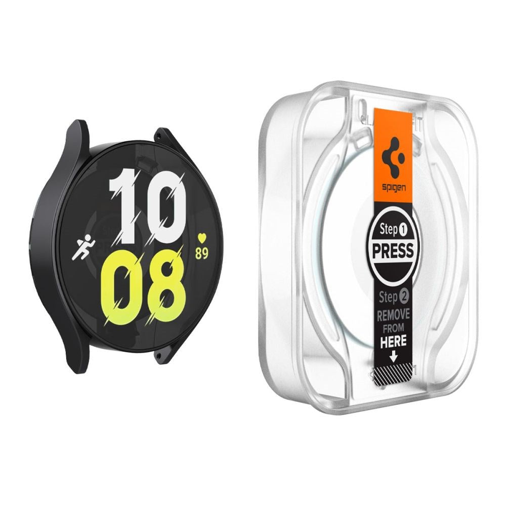 Spigen Samsung Galaxy Watch 6 (44mm) EZ Fit GLAS.tR Skjermbeskytter - 2-Pack - Gjennomsiktig