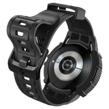 Samsung Galaxy Watch 6 (44mm) SPIGEN Rugged Armor Pro Case - Plastik Cover m. Rem - Mat Sort