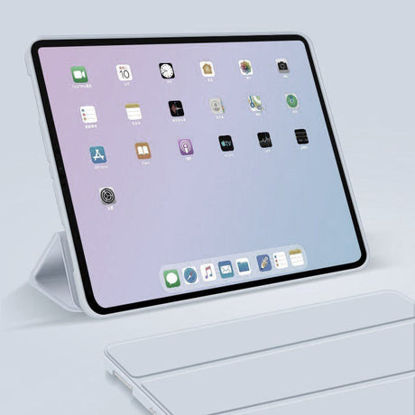 iPad Air (2022 / 2020) Tech-Protect Smartcase Cover Tri-fold &amp; Apple Pencil Holder - Himmelblå