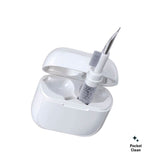 SBS Rensesett - Rensesett for hodetelefoner - Hvit