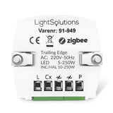Light Solutions - ZigBee 250W Drejelysdæmper til LK FUGA Kontakt - Hvid