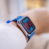 Accutime Børne-LED Ur - Justerbar Rem - Sonic V2