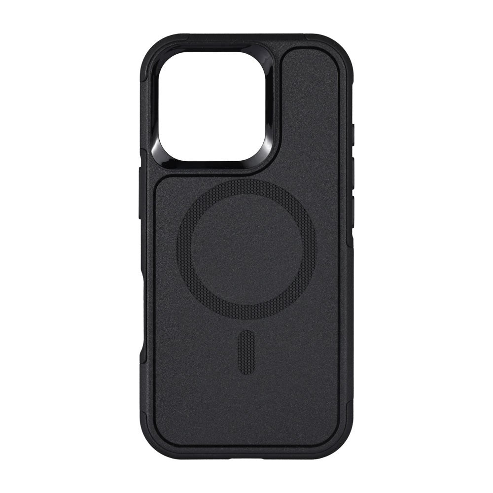 iPhone 16 Pro Essentials Rugged Bagside Cover - MagSafe Kompatibel - Sort