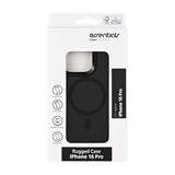 iPhone 16 Pro Essentials Rugged Bagside Cover - MagSafe Kompatibel - Sort
