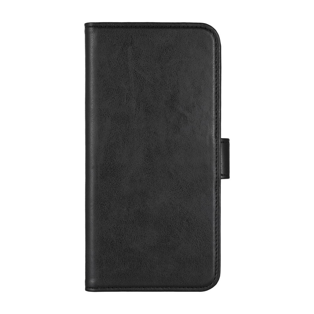 iPhone 16 Pro Max Essentials Kunstlæder Flip Cover - Sort