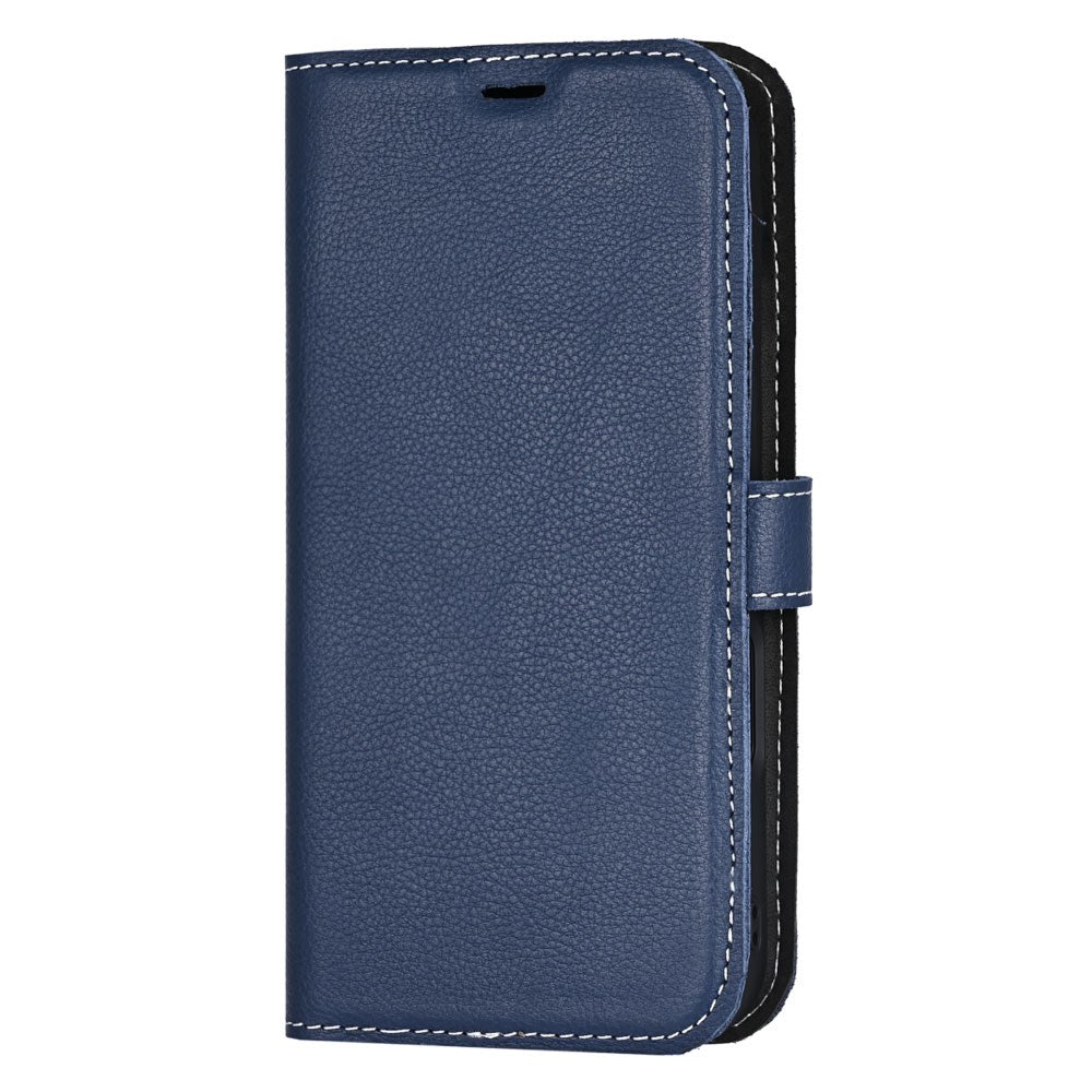 iPhone 16 Essentials 2-i-1 Læder Flip Cover m. Aftagelig Funktion - MagSafe Kompatibel - Blå