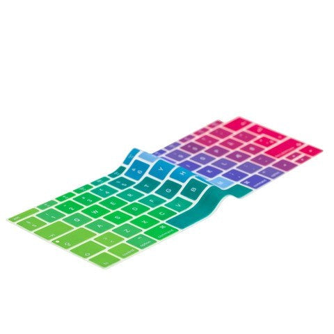 Philbert MacBook Air (A1932) tastaturdeksel m. Dansk tastatur - Rainbow