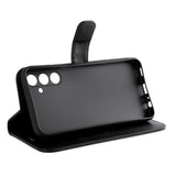 Samsung Galaxy A15 (5G) / A15 RadiCover Vegan Leather Flip Cover - 86 % strålebeskyttelse - Svart