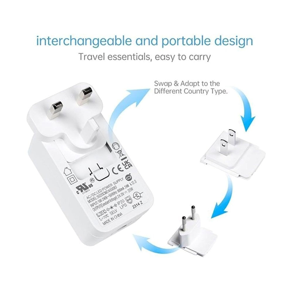 Lysløsninger - Hue LightStrip V4 strømforsyning - Hvit