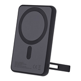 T'NB 5000 mAh MagSafe Powerbank med stativ - Svart