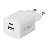X2O Vægoplader m. 1x USB-A & 1x USB-C - 20W - Hvid