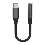 X2O Longlife USB-C til Minijack Lyd Adapter - 0.1m - Sort