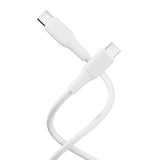 X2O Superflex USB-C til USB-C Kabel - 1.5m / 60W - Hvid