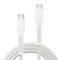 X2O Longlife USB-C til USB-C Kabel - 2m / 100W - Hvid