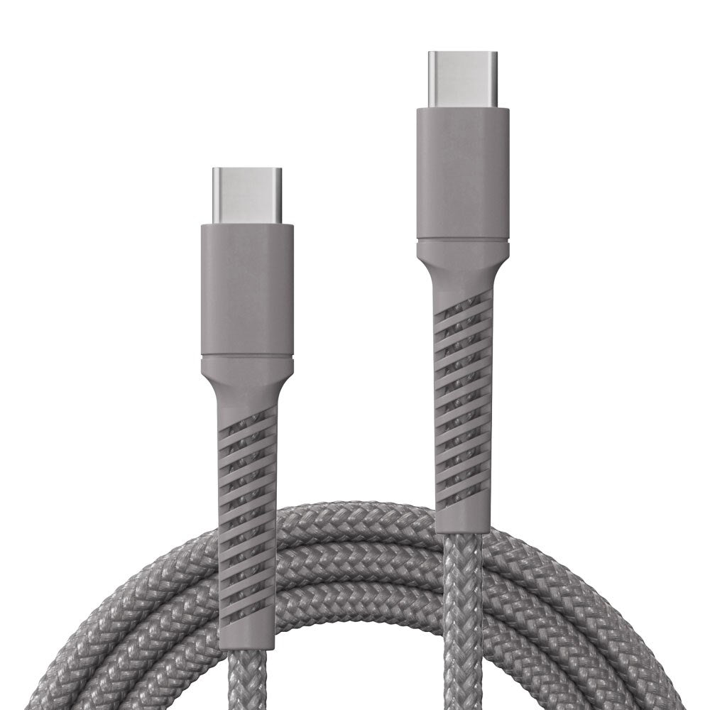 X2O Longlife USB-C til USB-C Kabel - 2m / 100W - Grå