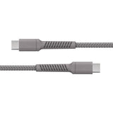 X2O Longlife USB-C til USB-C Kabel - 2m / 100W - Grå