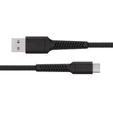 X2O Longlife USB-A til USB-C Kabel - 2m / 60W - Sort