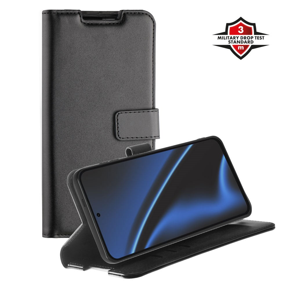 Samsung Galaxy S26 X2O Classic Wallet Flip Cover m. Kortholder & Ståfunktion - Sort
