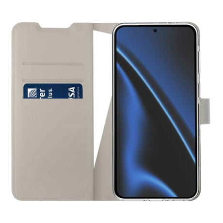 Samsung Galaxy A37 X2O Classic Wallet Flip Cover m. Kortholder & Ståfunktion - Beige