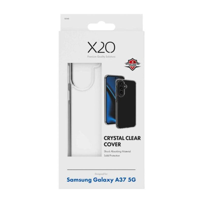 Samsung Galaxy A37 X2O Crystal Clear Bagside Cover - Gennemsigtig