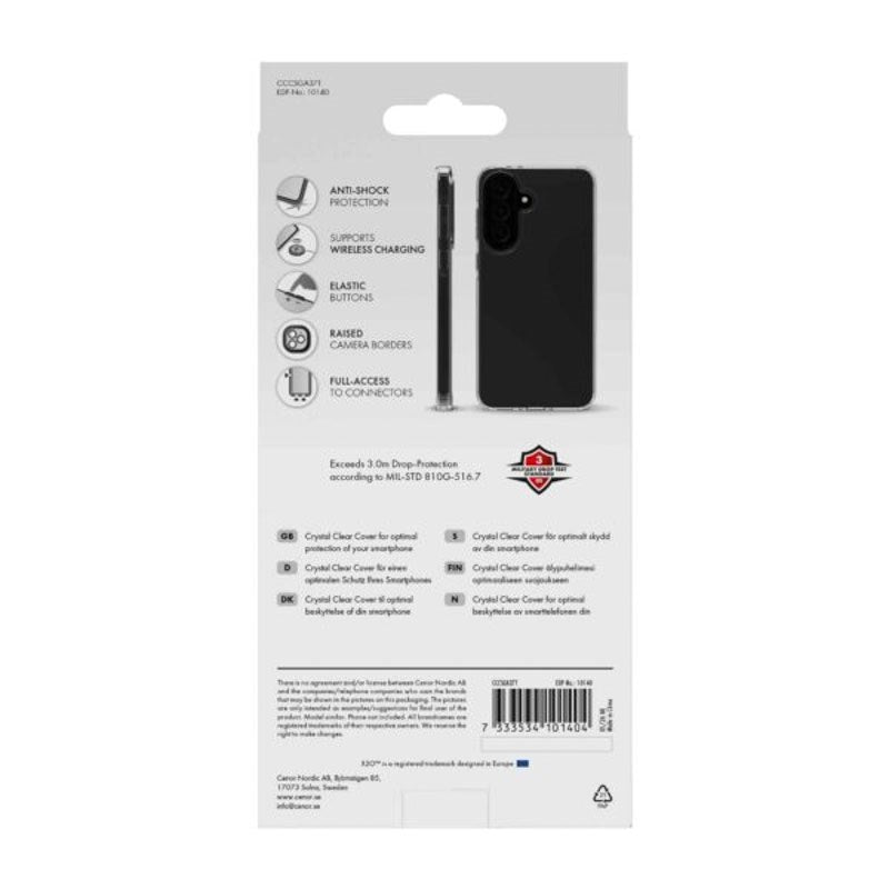 Samsung Galaxy A37 X2O Crystal Clear Bagside Cover - Gennemsigtig