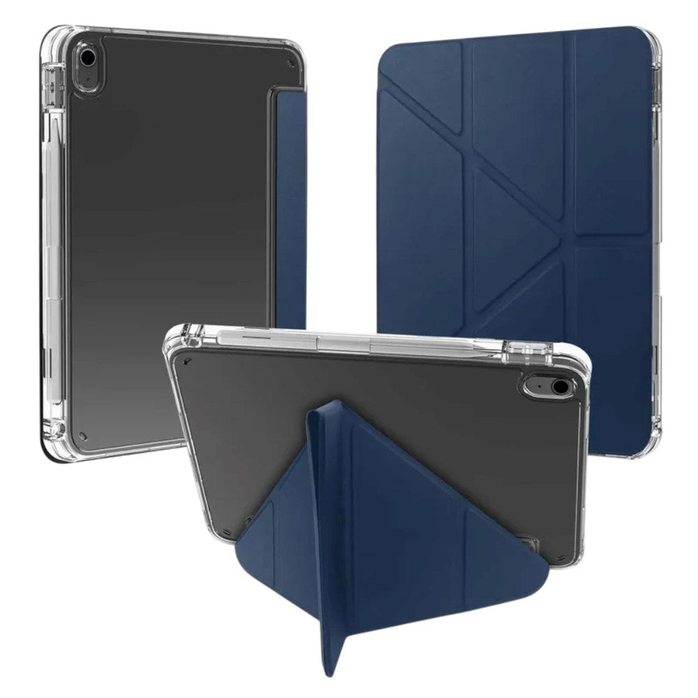 iPad 11" (2026 / 2025) / 10.9" (2024 / 2022) X2O Origami Folio Flipcover m. Ståfunktion - Blå
