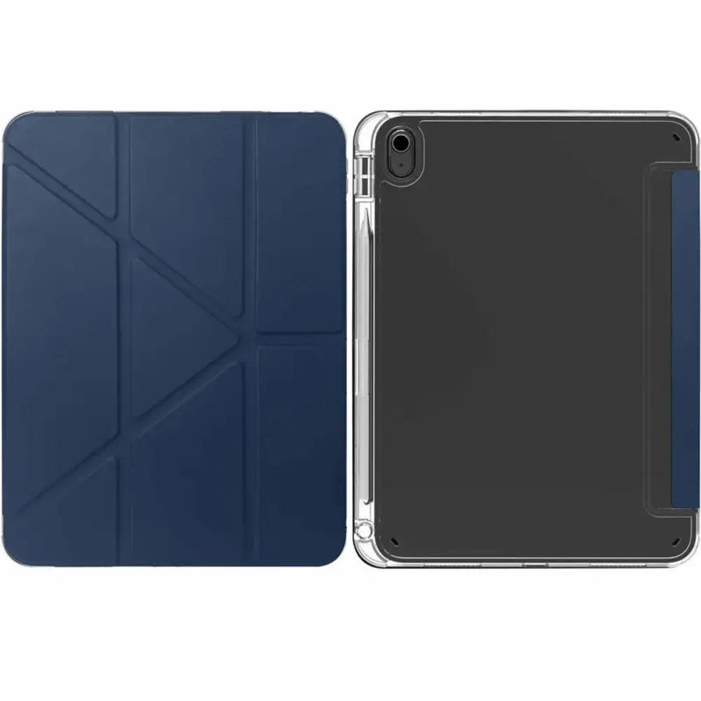 iPad 11" (2026 / 2025) / 10.9" (2024 / 2022) X2O Origami Folio Flipcover m. Ståfunktion - Blå