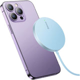 Baseus Simple Mini3 Magnetisk 15W trådløs lader - MagSafe-kompatibel - Blå