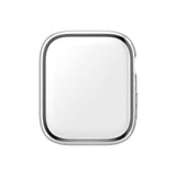 PanzerGlass Apple Watch 9/8/7 (45 mm) Full Body D3O Bio Protection Cover m. Innebygd skjermbeskytter - Gjennomsiktig m. Svart ramme