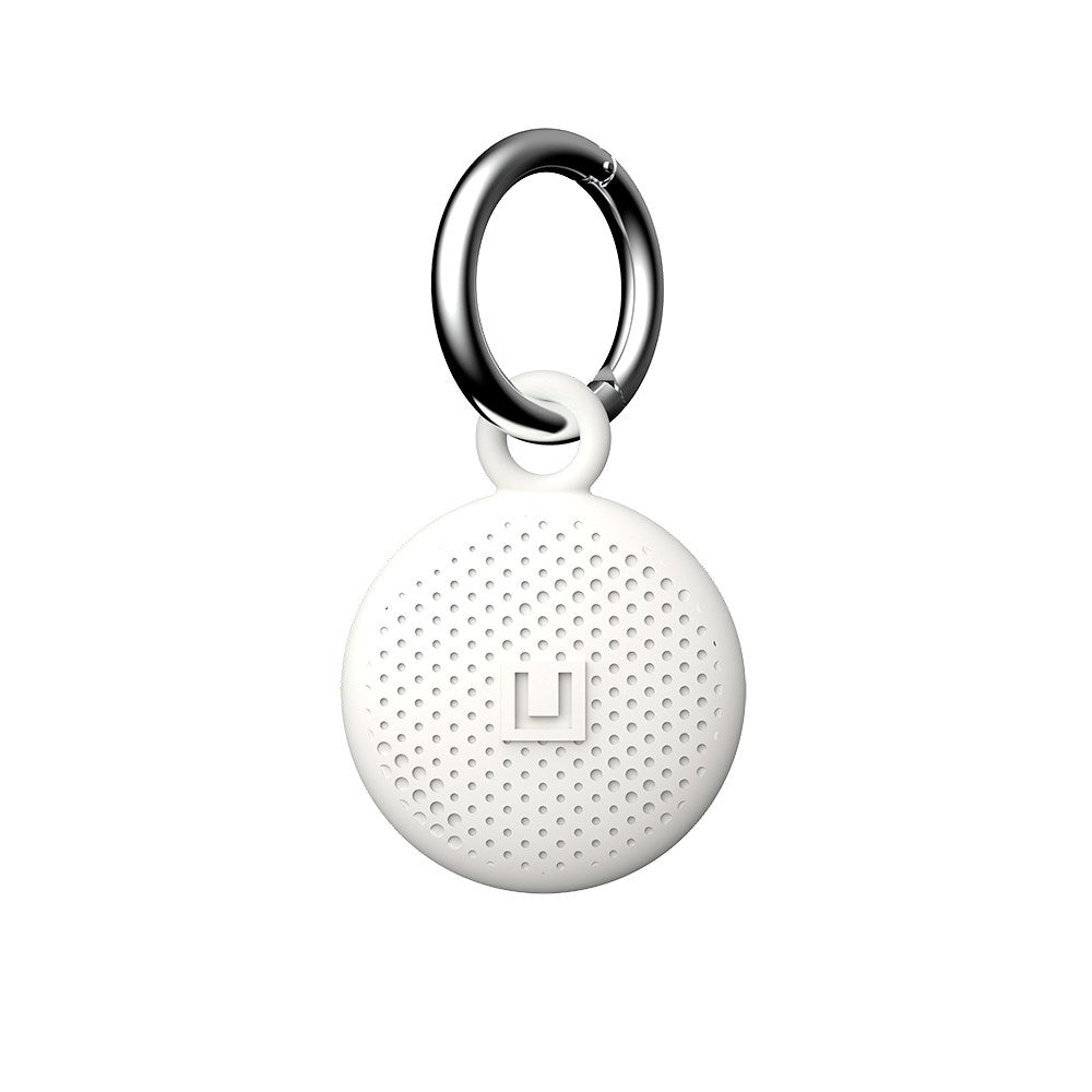 AirTag UAG [U] Dot Series silikondeksel med karabinkrok - Marshmallow