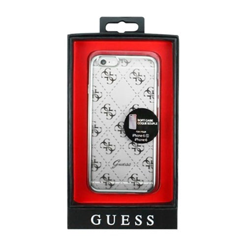 Gjett iPhone 6/6s signatur hørt. Gjennomsiktig TPU-deksel sølv