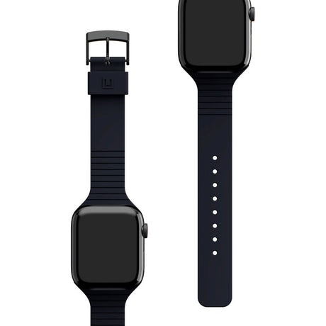 Apple Watch (42/44/SE/45/46/49 mm) UAG [U] Aurora silikonklokkerem - svart
