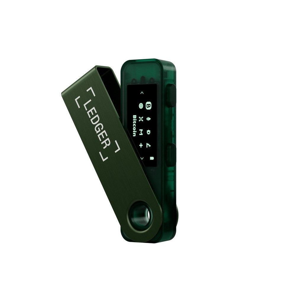 Ledger Nano S Plus Crypto Wallet - Emerald Green