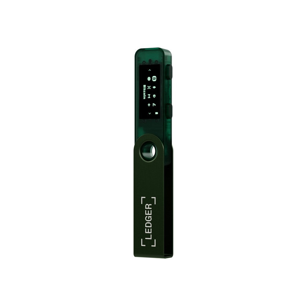 Ledger Nano S Plus Crypto Wallet - Emerald Green