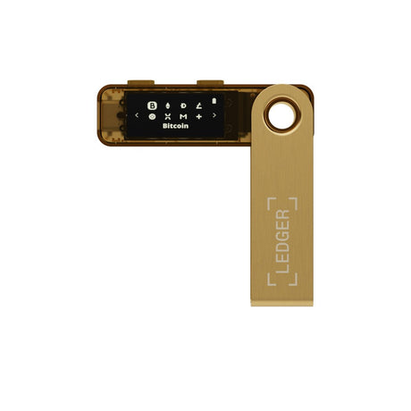 Ledger Nano S Plus Crypto Wallet - Gold