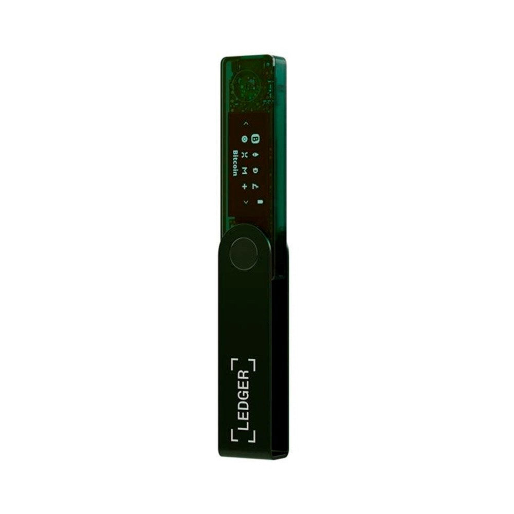 Ledger Nano X Crypto Hardware Wallet - Bluetooth - Emerald Green