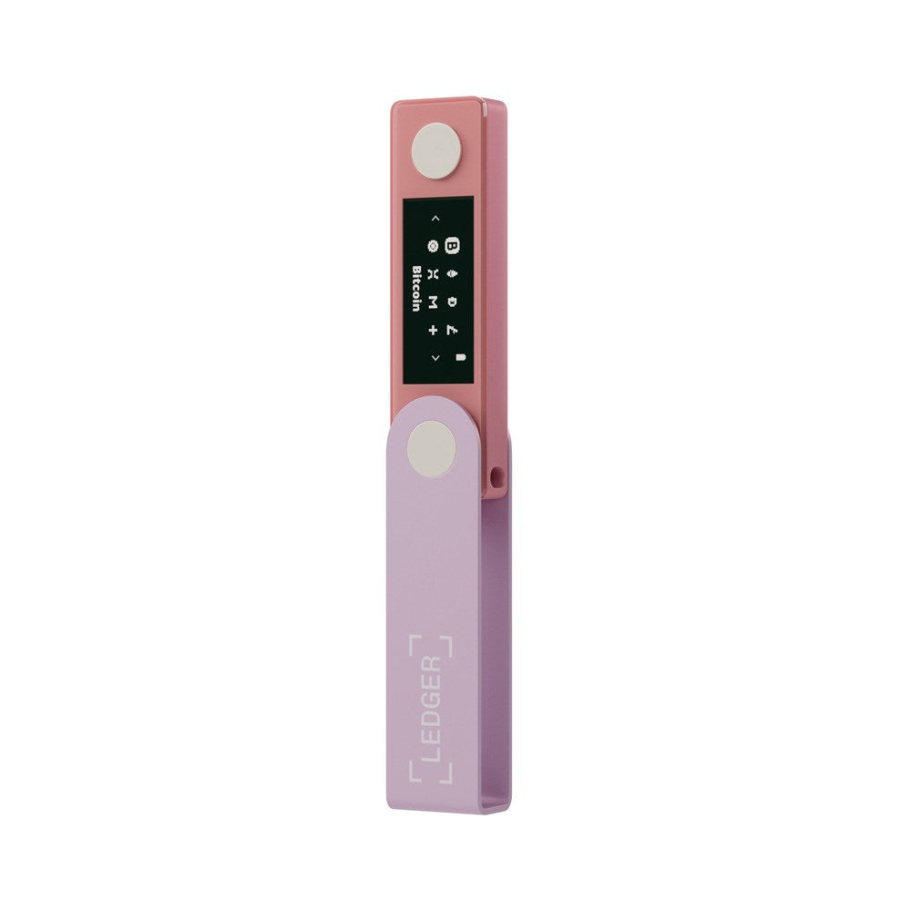 Ledger Nano X Crypto Hardware Wallet - Bluetooth - Pastel Pink
