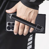 NILLKIN Samsung Galaxy S23 Ultra Silikone Cover m. Grip - Blå
