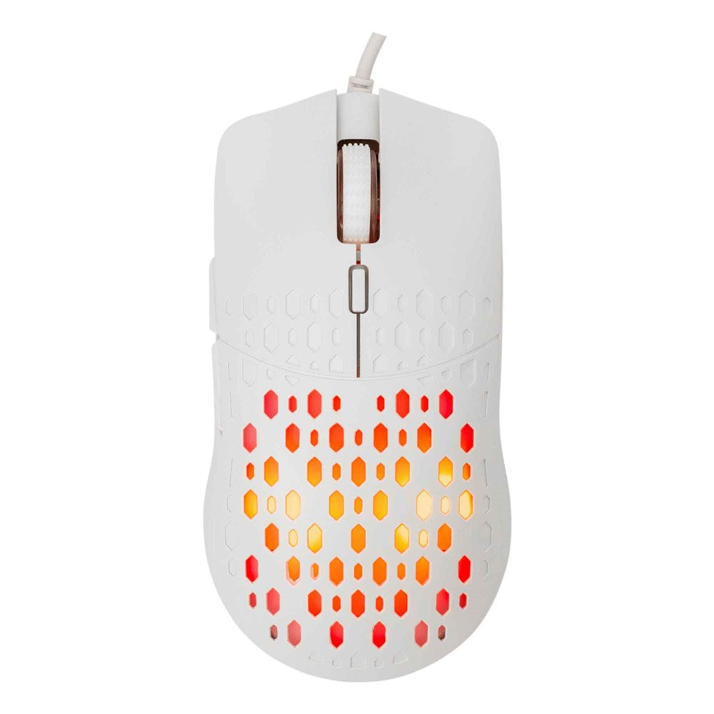 Baracuda OCTOPUS 6D / 3600 DPI Gaming Mus - Hvid