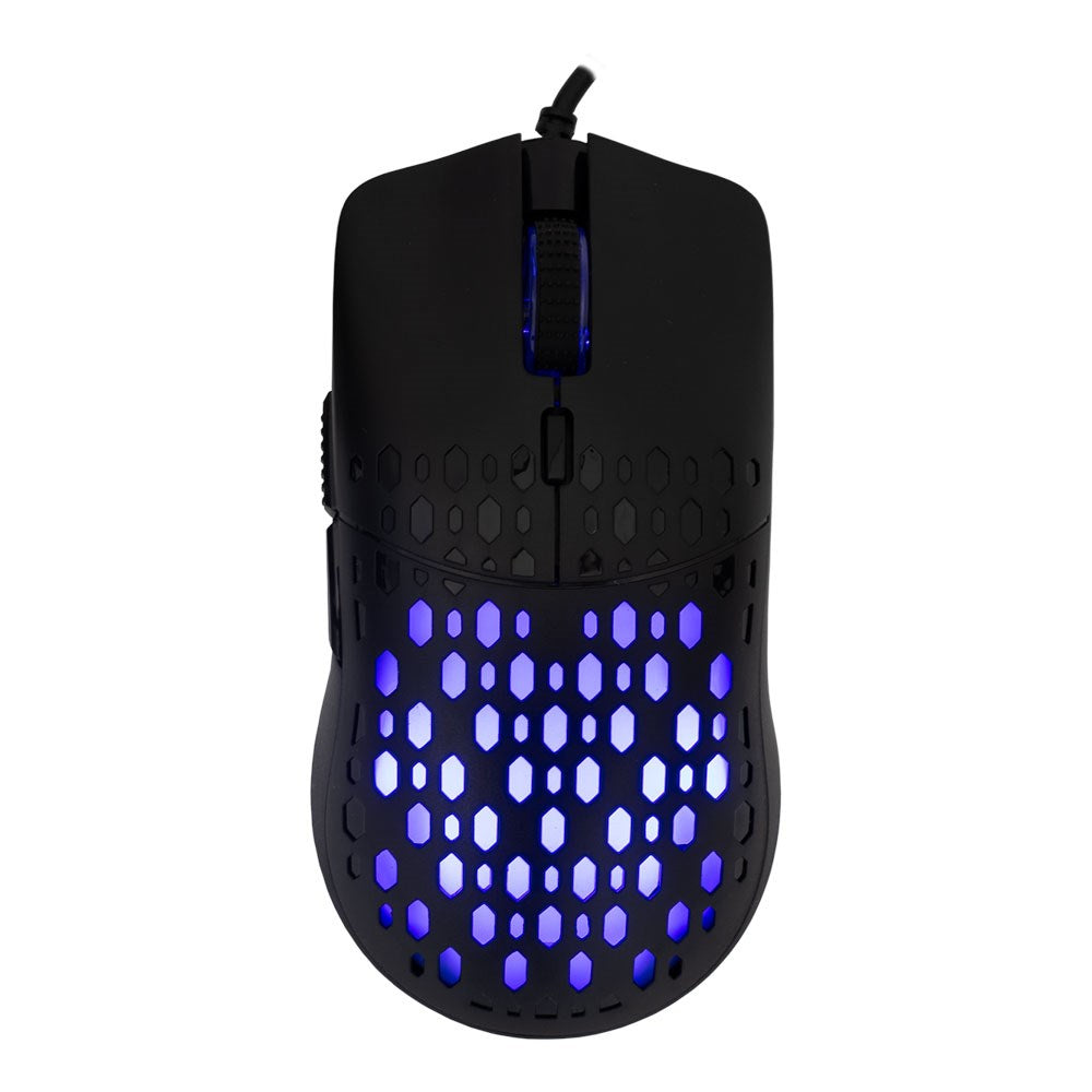 Baracuda OCTOPUS 6D / 3600 DPI Gaming Mus - Sort