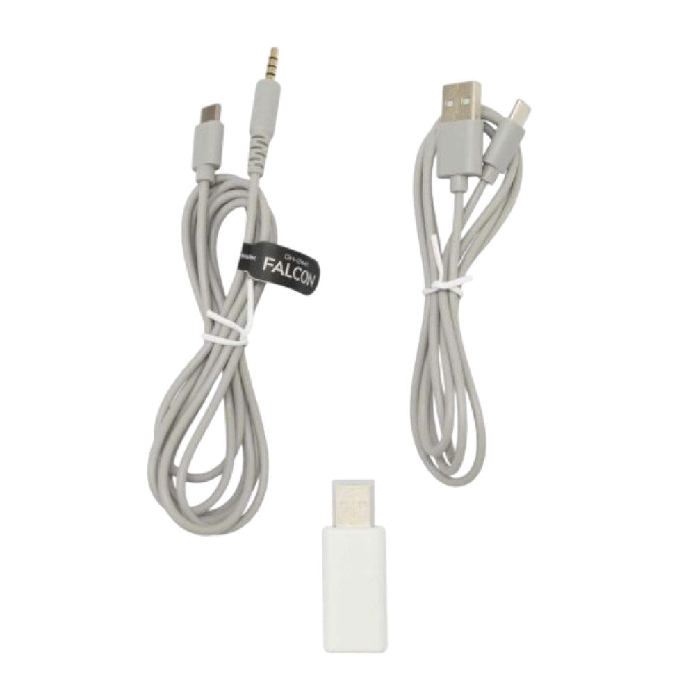 White Shark On-Ear Trådløst Gaming Headset m. Mikrofon - Hvid / Grå