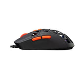 Baracuda SEAL 7D / 12800 DPI Gaming Mus - Sort