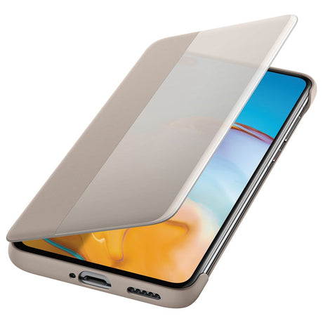 Originalt Huawei P40 Smart View Flip Cover Khaki