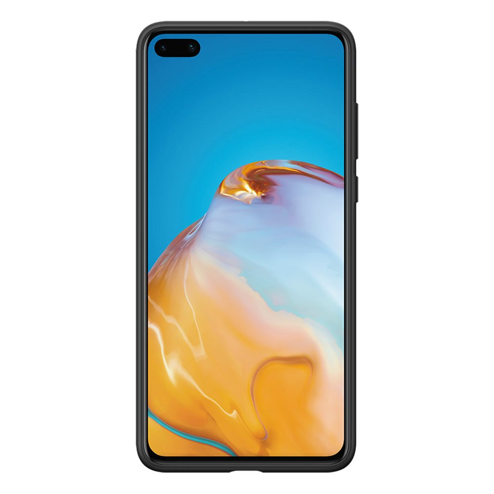 Originalt Huawei P40 PU deksel - Svart