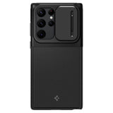 Spigen Optik Armor Samsung Galaxy S22 Ultra Deksel - Svart
