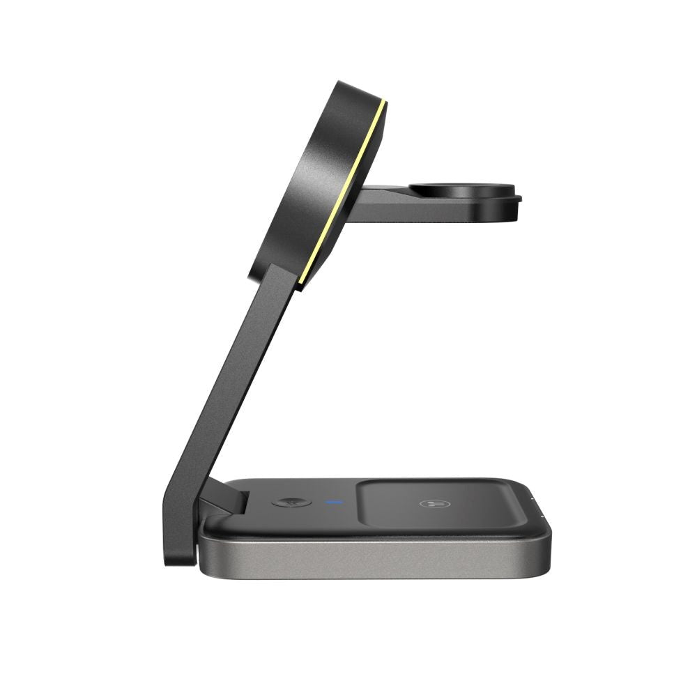 Tech-Protect QI-A28 3-i-1 15W trådløs lader - svart