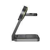 Tech-Protect QI-A28 3-i-1 15W trådløs lader - svart
