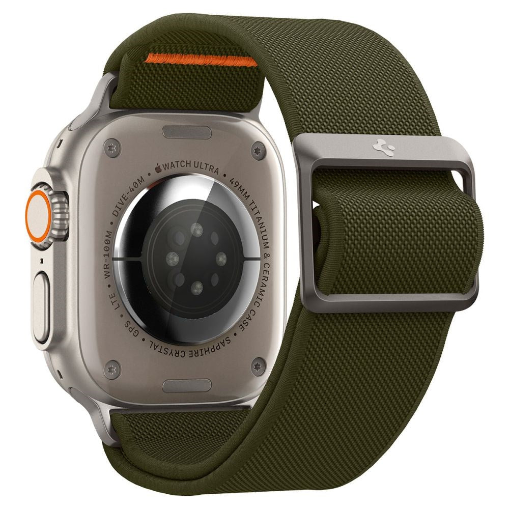 Spigen Fit Lite Ultra Apple Watch (42/44/SE/45/46/49 mm) stropp - Khaki Grønn