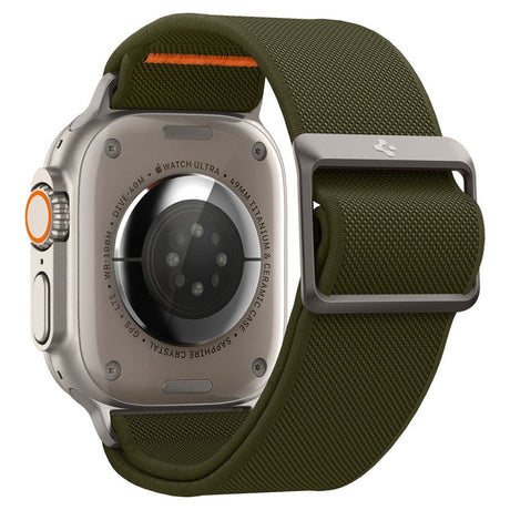 Spigen Fit Lite Ultra Apple Watch (42/44/SE/45/46/49 mm) stropp - Khaki Grønn